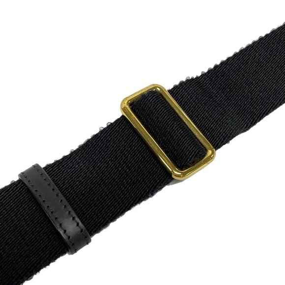 Auth Burberry Dark Brown Black PVC Leather Shoulder Bag - Picture 14 of 16